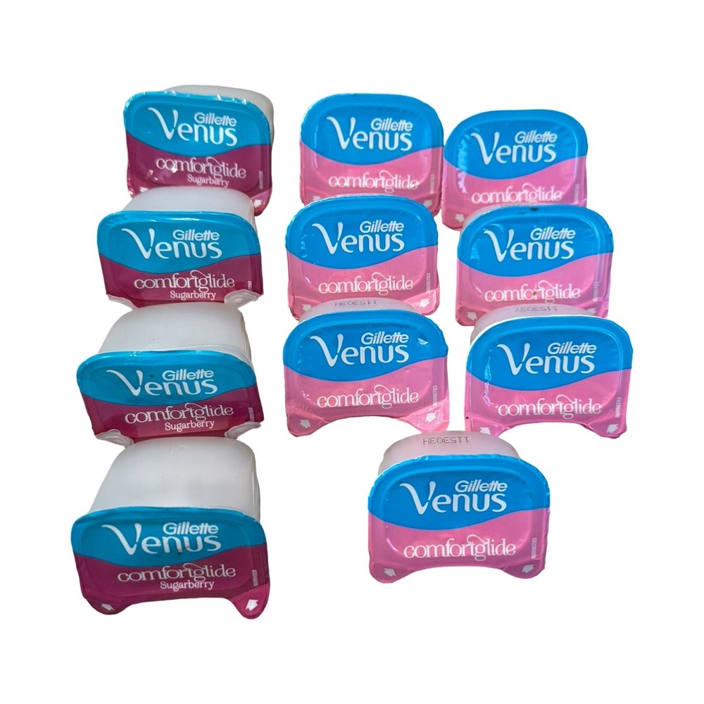 Gillette Venus ComfortGlide Razor Blade Refills 11 Count Sugarberry